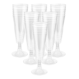 Clear Plastic Champagne Cups