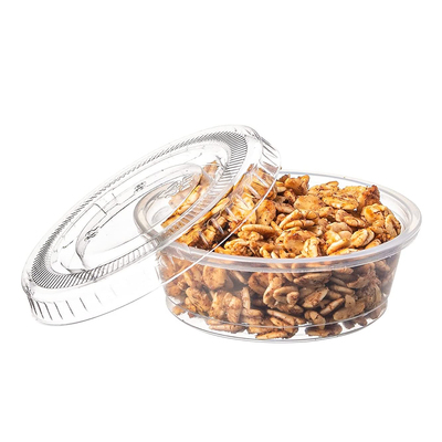 1.5oz Plastic Sauce cup with PET lid