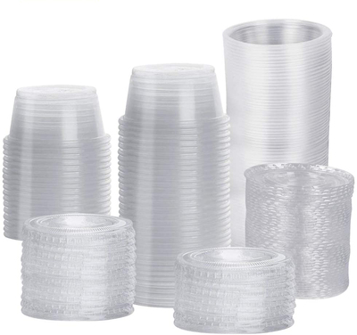2oz Plastic Sauce cup with PET lid