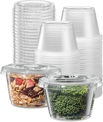 4oz Plastic Sauce cup with PET lid